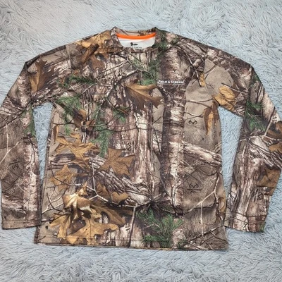Field & Stream Shirt Mens S Camo Hunting Outdoors Realtree Xtra Woodlands - Image 1 of 4