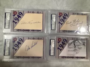 2018 HA Capitol of Baseball Series 1 Lindell, Heinrich, Reynolds & Byrne Yankees - Picture 1 of 3