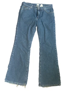 Calvin Klein Jeans Damen Denim Jeans Flare Leg Double Stone Wash Größe 9x30 - Bild 1 von 11
