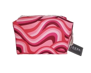 Bolsa cosmética de viaje con remolinos rosa ULTA  - Imagen 1 de 4