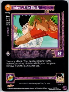 1x DBGT TCG GOTEN'S SIDE BLOCK OP14 ALT FOIL HOLO PROMO BABY SAGA LIMITED - Picture 1 of 1
