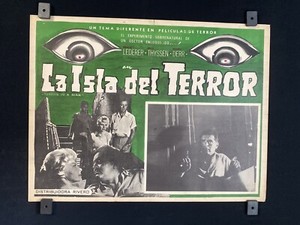 1959-FRANCIS LEDERER-Terror Is A Man-SCI-FI- HORROR- Mexican Lobby Card 16"x12"
