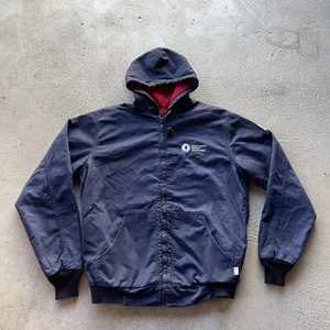 Tyndale Jacket Mens XL Blue FR Flame Resistant Canvas Zip Up Lined Work Basic - Picture 1 of 10