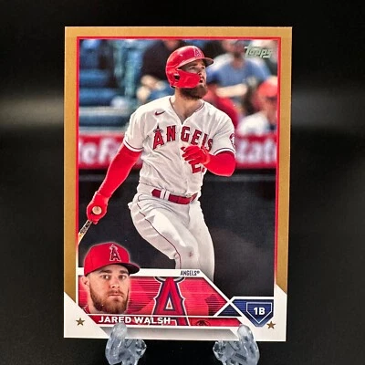 2023 Topps Jared Walsh Gold /2023 #439 Los Angeles Angels - Image 1 of 2