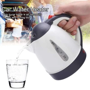 12V/24V Car Hot Kettle Tea Cooker Stainless Steel Heating Water Cooker 1L 150W - Picture 1 of 11