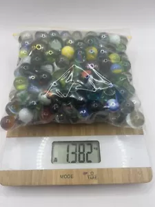 Vintage Marbles 1.382 Glass Assorted Designs And Sizes - Picture 1 of 9