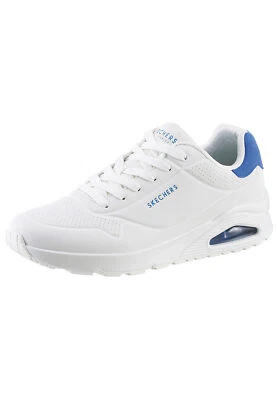 Skechers Street Uno - Suited On Air Sneakers Da Uomo 183004 WBL Bianco/Blu - Immagine 1 di 4