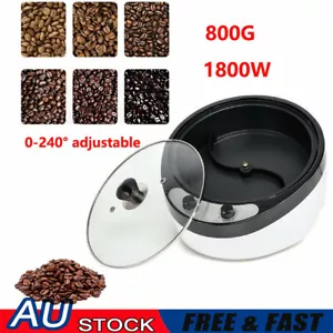 Electric Coffee Roaster Baking Machine Coffee Bean Roasting Machine Household - Picture 1 of 10