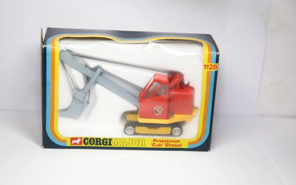 Corgi 1128 Priestman Cub Shovel In Original Box - Near Mint Vintage Original - Image 1 of 4