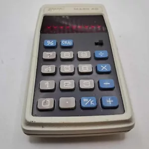 APF Mark 40 Vintage elektronischer Taschenrechner 9V Batterie getestet funktioniert - Bild 1 von 9