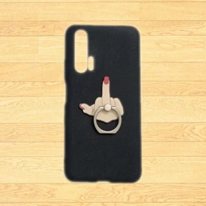 Case For Huawei Nova 5T 10 11 Y70 Y90 P30 3D Middle Finger Holder Soft TPU Cover - Picture 1 of 4