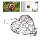  Flacher herzförmiger hängender Korb Hochzeit Blumenständer Pflanzgefäß Haushalt