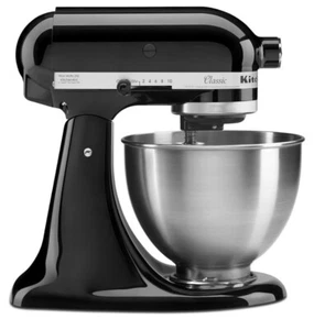 KitchenAid 5K45SSBOB Classic Standmixer 4,3 Liter Schwarz - BRANDNEU - Bild 1 von 13