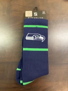 SEATTLE Seahawks NFL Hombres Crew Calcetín Azul ~ M/L 8-12 NUEVO - Imagen 1 de 2