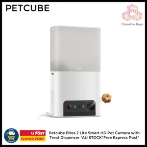 Petcube Bites 2 Lite Smart HD Pet Camera with Treat Dispenser *AU STOCK*Free Exp - Picture 1 of 1