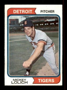 1974 Topps #9 Mickey Lolich EXMT/EXMT+ Tigers 205905