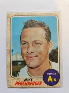 1968 TOPPS MIKE HERSHBERGER #18A EX/MT COMBINED SHIPPING - Picture 1 of 2