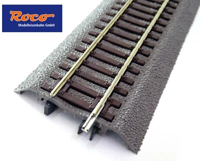 HO - Rail Roco Line avec ballast souple , toute la gamme