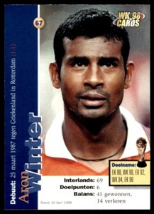 Panini WK 98 Cards Netherlands - Aron Winter No. 67
