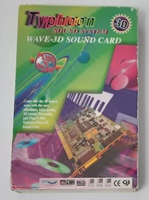 Typhoon Sound System Wave-3D ISA Soundkarte (Opti 82C925, retro, 1993, OVP) - Bild 1 von 4