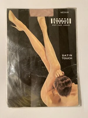 Wolford Satin Touch Tights In Pure 11232 NWT Women’s Size Medium - Image 1 of 4