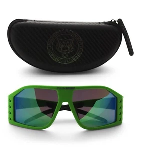 PHILIPP PLEIN Sport Sunglasses Green Frame Men Ssp002 - Picture 1 of 4