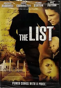 The List - DVD - Malcolm McDowell - Hilari Burton - Chuck Carrington - - Picture 1 of 1