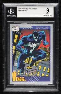 1991 Impel Marvel Universe Series II Super-Villains Venom #58.1 BGS 9 MINT 0x1m