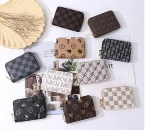 Multi Slot Card Holder Wallet Women Men Bank Credit Card Zip Wallet Coin Pouch - Picture 1 of 41