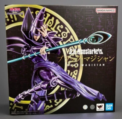 Bandai S.H.MonsterArts Yu-Gi-Oh! Dark Magician SHM Action Figure New In Hand - Image 1 of 4