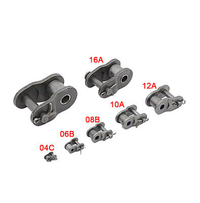 Chain Connecting Links 06B 08A 04C 10A 12A Simplex Roller Chain Steel Half Link • 1.55£
