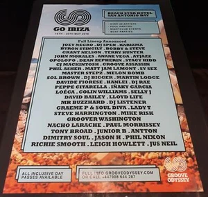 GO IBIZA 2019 GENERIC @ BEACH STAR HOTEL - IBIZA CLUB POSTERS - HOUSE MUSIC DJ - Picture 1 of 1