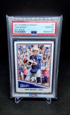 2017 Panini Classics Red Back /299 #3 Tom Brady PSA 10 New England Patriots