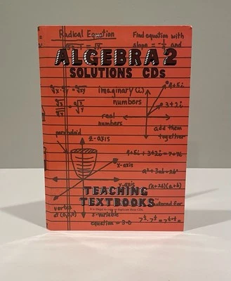 Algebra 2 Solutions - Teaching Textbooks - 6 CD Disc Set: Excellent Condition - Image 1 of 4