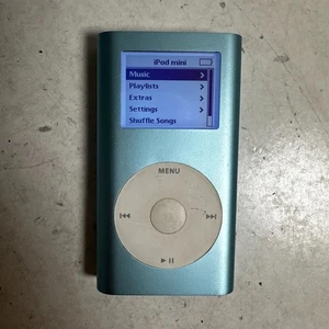 Apple iPod Mini A1051 1st Generation Blue Compact Portable MP3 Media Player - Picture 1 of 9