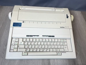Brother AX-15 Electronic Typewriter Vintage Working  Background White PAT TESTED - Picture 1 of 13