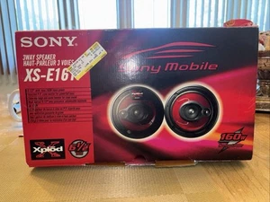 Pair Of Sony XS-E1611 160 Watt Xplod 3Way 6.5" Mobil Power Open Box - Imagen 1 de 6