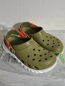 NUOVO Crocs Duet Max II Zoccolo ALOE Unisex Uomo 7 Donna 9 in BORSA + ETICHETTE - Foto 1 di 7