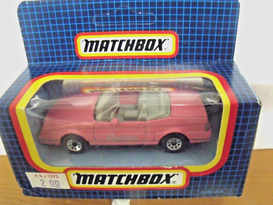 MATCHBOX SUPERFAST, 1:64, MACAO, MB-65, CADILLAC ALLANTE, ROSA, NUEVO, CON CAJA Foto 1 de 1