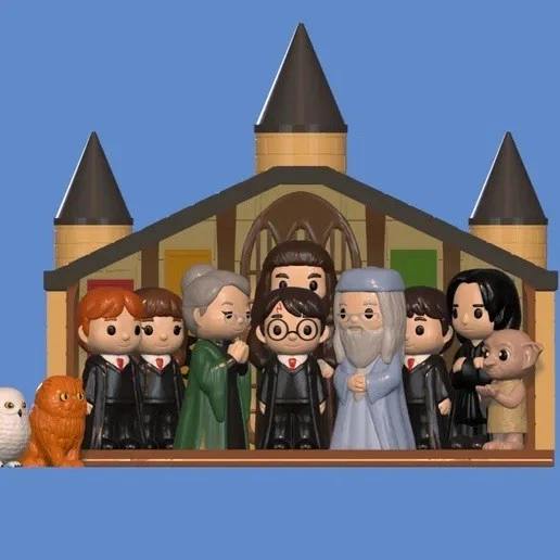 ✨ CRÈCHE DE NOËL  Harry Potter – FIGURINES NON PEINTES (5 CM) – - Photo 1/1