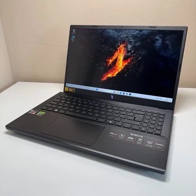 Acer Nitro V15 RTX 4060 Gaming Laptop Ryzen 7735HS 512GB 16GB 15.6" 165Hz 6M WTY - Image 1 of 4