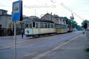 Straba Tw 328 KM-Stadt Bhf Altendorf 1988 / org. Farb-Dia + Datei! 429#15 - Bild 1 von 1