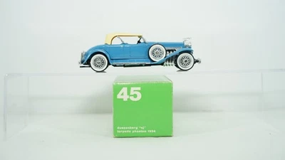 Rio 1/43 Diecast 1934 Duesenberg SJ Torpedo Phaeton Sedán Daño No. 45 G2-4 Foto 1 de 4