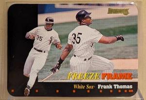 1996 Donruss Freeze Frame #1 Frank Thomas HOF RARE DIE CUT INSERT /5000 - Bild 1 von 2