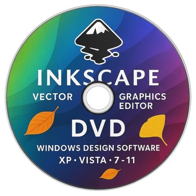 Inkscape Vector Graphics Editor DVD – Windows Design Software XP Vista 7-11 - Image 1 of 3