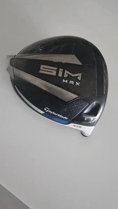 TaylorMade SIM Max 10.5 Degree Driver Head Only RH with Max2 Head Cover- Good - Picture 1 of 6