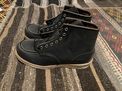 Botas de cuero para hombre Red Wing Moc Toe 8890 - gris carbón áspero resistente - EE. UU. 8D Foto 1 de 4