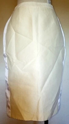 DSquared Cream and White Skirt NWOT Size 44/S Foto 1 de 4