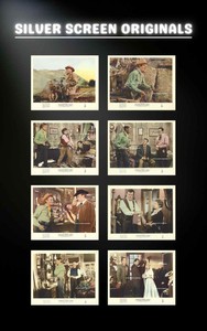 Decision at Sundown 8x ORIGINAL UK FOH Lobby Cards Randolph Scott 1957