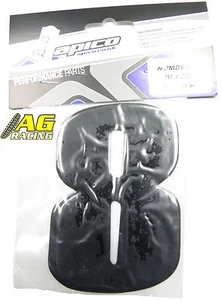 Apico Number 8 No. 8 Black Stickers Decals 4.5 inch Motocross Enduro - Picture 1 of 1